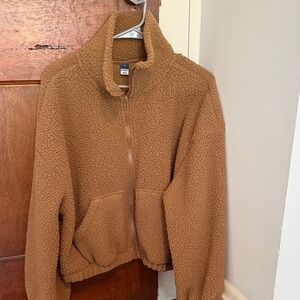 Old Navy Tan Sherpa Jacket